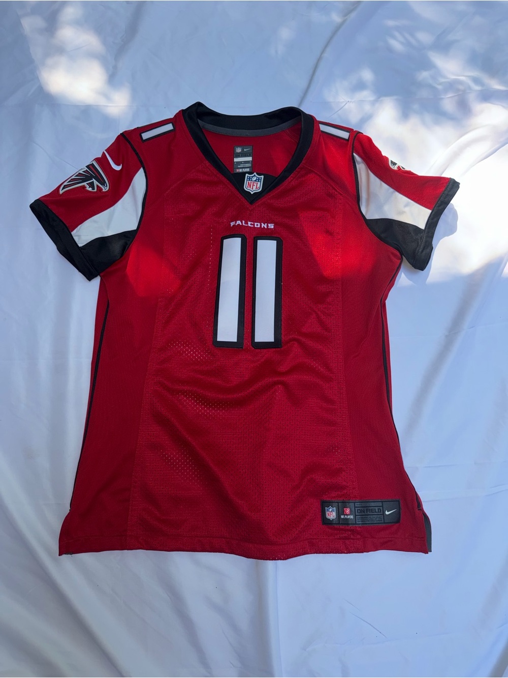Nike Women’s Red Atlanta Falcons #11 Football Jersey